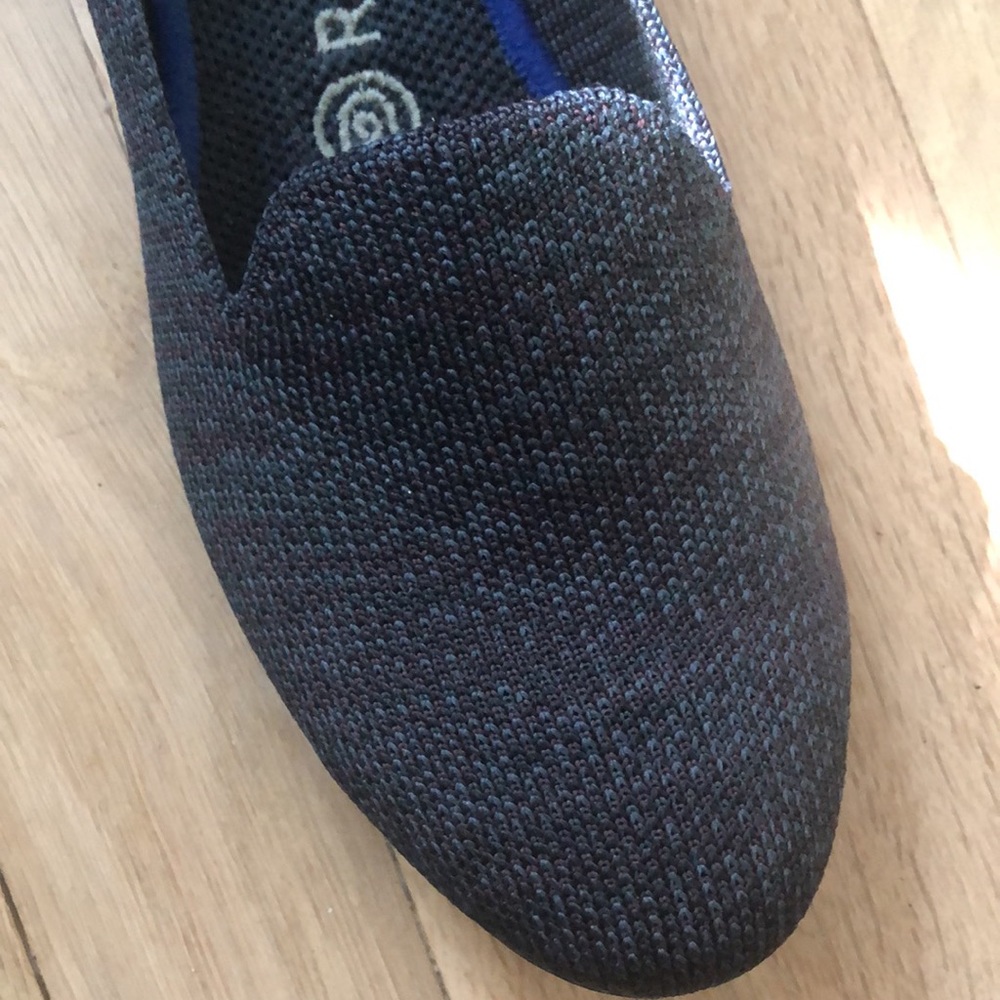 RETIRED RARE Rothy’s Navy heather loafer size 8 - Picture 4 of 6